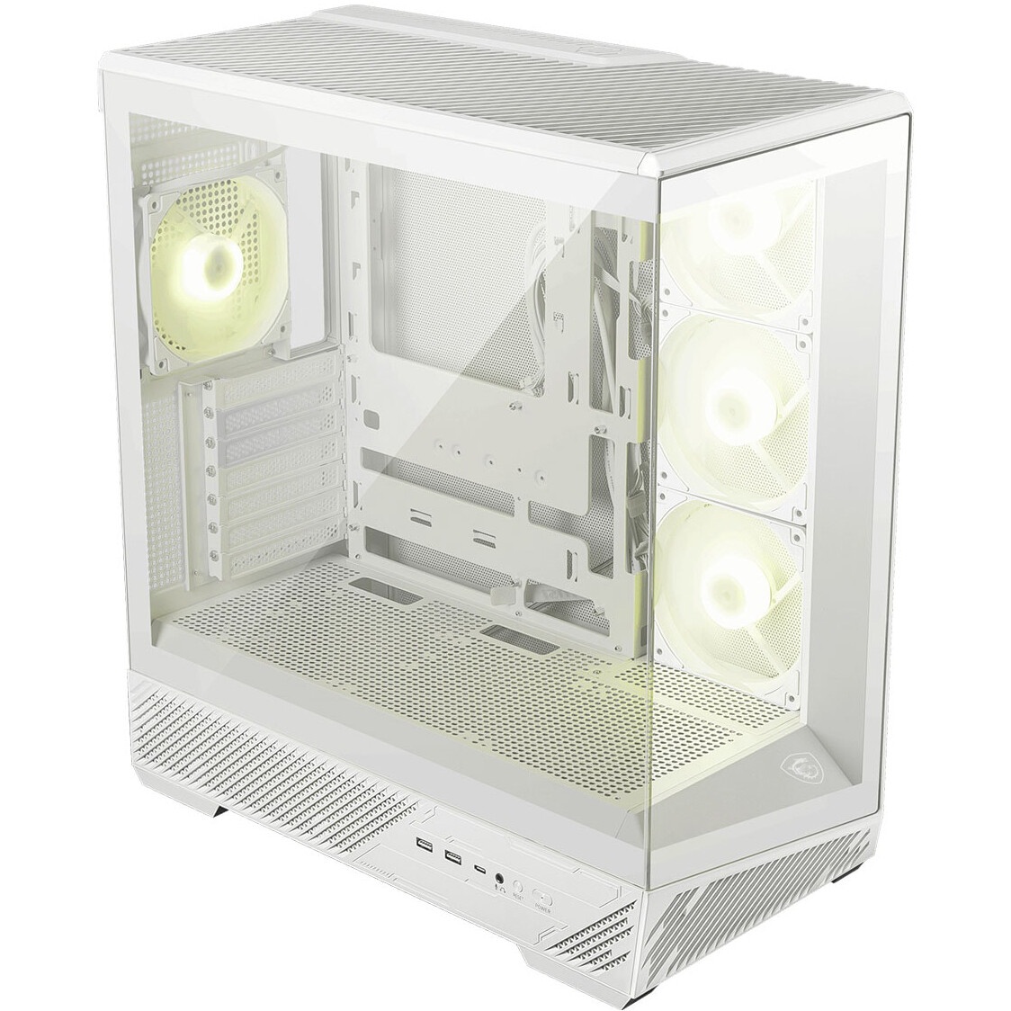 Компьютерный корпус Deepcool CG580 4F V2 WH без БП, боковое окно (панорама), 4x120mm ARGB PWM вентил