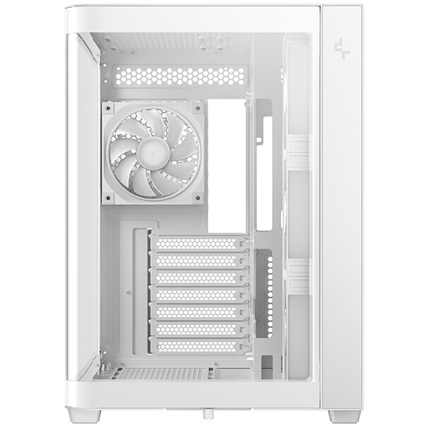 Компьютерный корпус Deepcool CG580 4F V2 WH без БП, боковое окно (панорама), 4x120mm ARGB PWM вентил