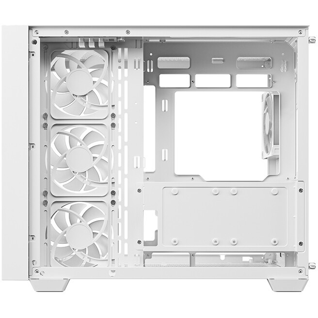 Компьютерный корпус Deepcool CG580 4F V2 WH без БП, боковое окно (панорама), 4x120mm ARGB PWM вентил