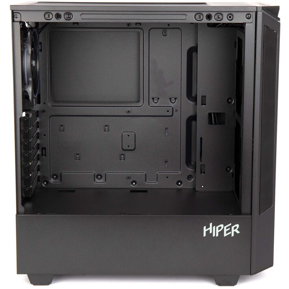 Корпус Hiper BH34-1 черный без БП ATX 5x120mm 2x140mm 2x200mm 1xUSB3.0 audio bott PSU