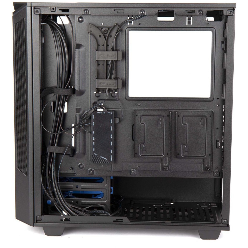 Корпус Hiper BH34-1 черный без БП ATX 5x120mm 2x140mm 2x200mm 1xUSB3.0 audio bott PSU