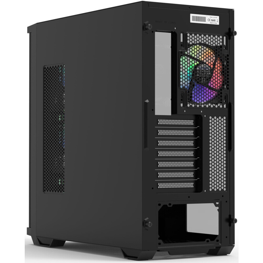 Корпус Hiper BH34-1 черный без БП ATX 5x120mm 2x140mm 2x200mm 1xUSB3.0 audio bott PSU