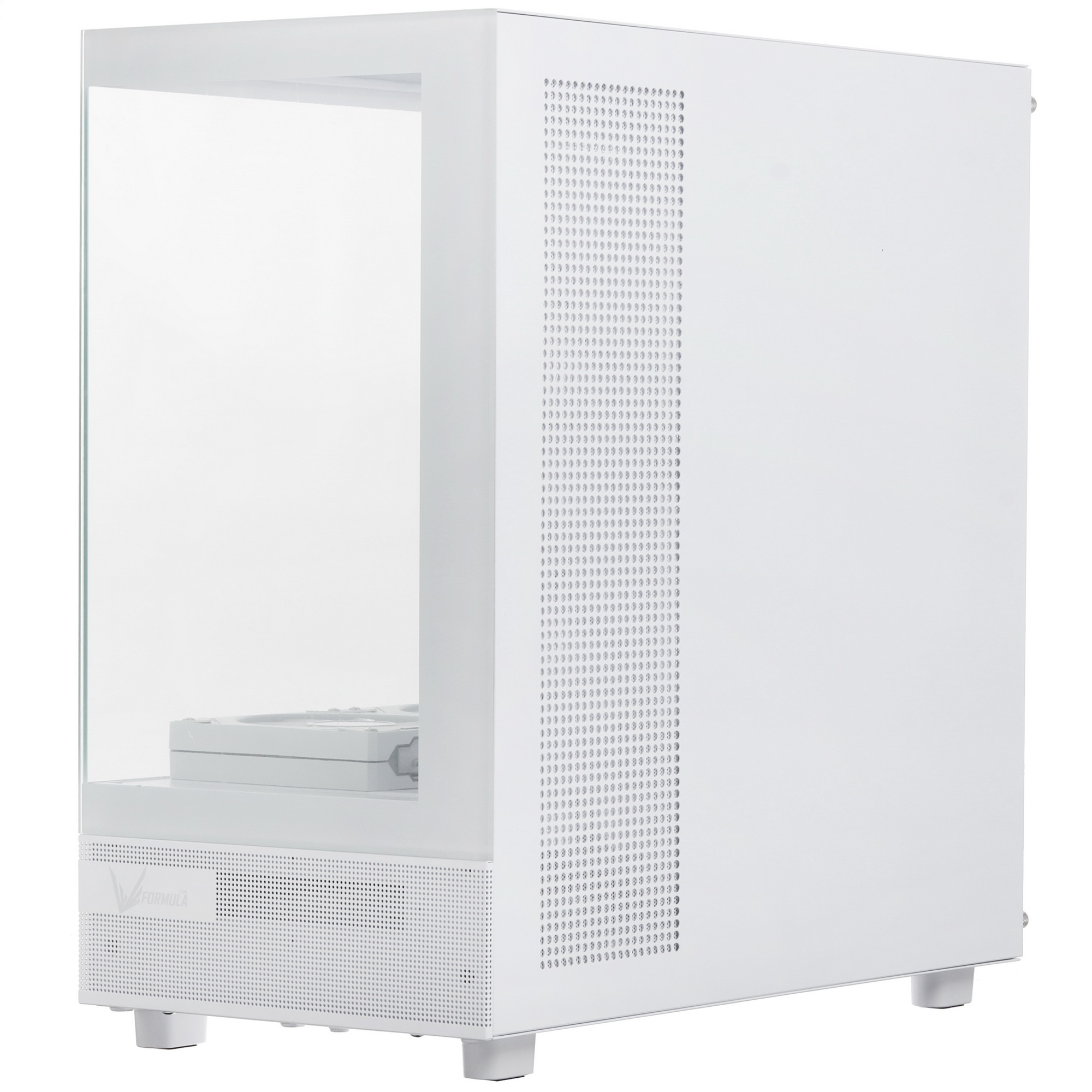 Компьютерный корпус Aerocool / Formula Crystal Z8 FLOE белый без БП ATX 3x120mm 5x140mm 1xUSB2.0 1xU