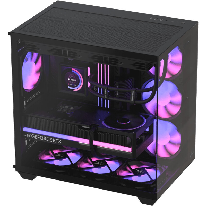 Компьютерный корпус Ginzzu CL305 FAN 3*12LC4 FRGB