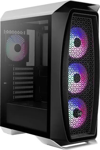 Компьютерный корпус Aerocool / Formula Aero One Frost-G-WT-v1 белый без БП ATX 4x120mm 2x140mm 2xUSB