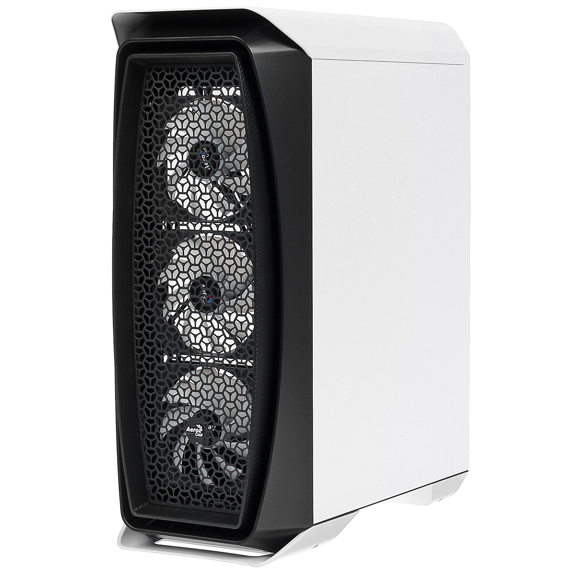 Компьютерный корпус Aerocool / Formula Aero One Frost-G-WT-v1 белый без БП ATX 4x120mm 2x140mm 2xUSB