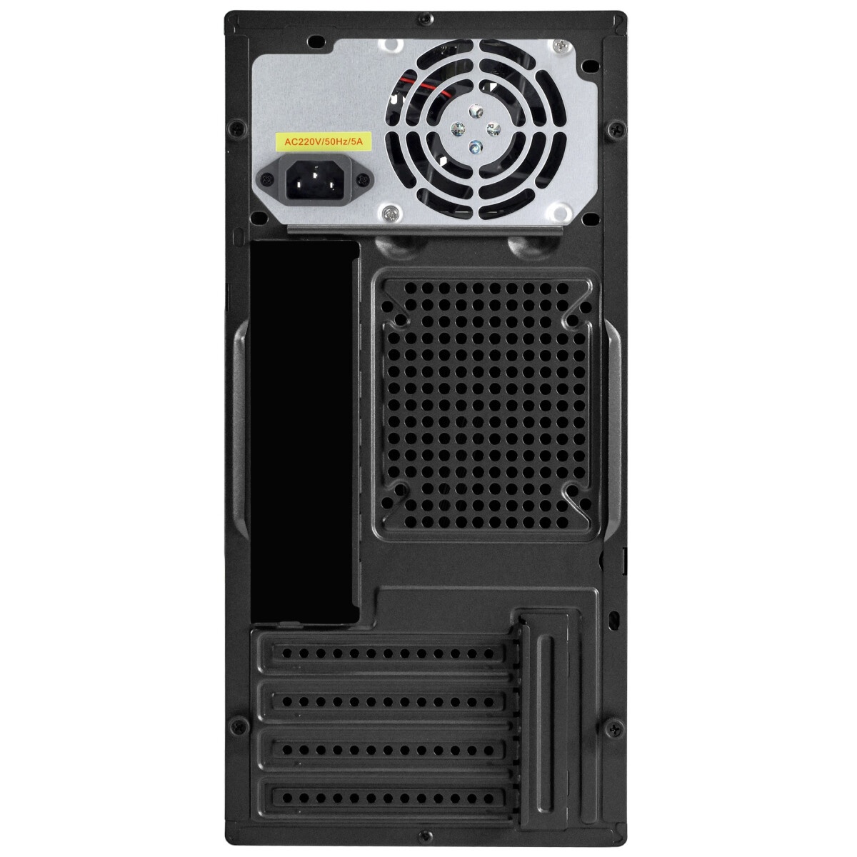 Корпус Minitower ExeGate BAA-308M-AAA350 (mATX, БП AAA350 с вент. 8см, 2*USB, HD Audio, черный)