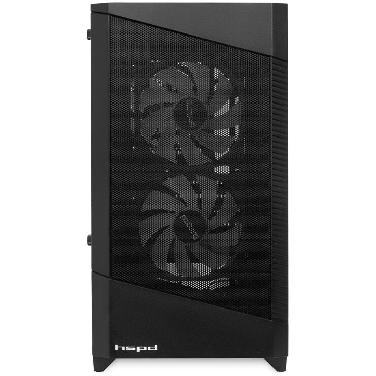 Компьютерный корпус  HSPD M330, Mesh Mini-tower, черный, TG, 0.6 SPCC, 3x120mm ARGB mATX, mITX 175/3