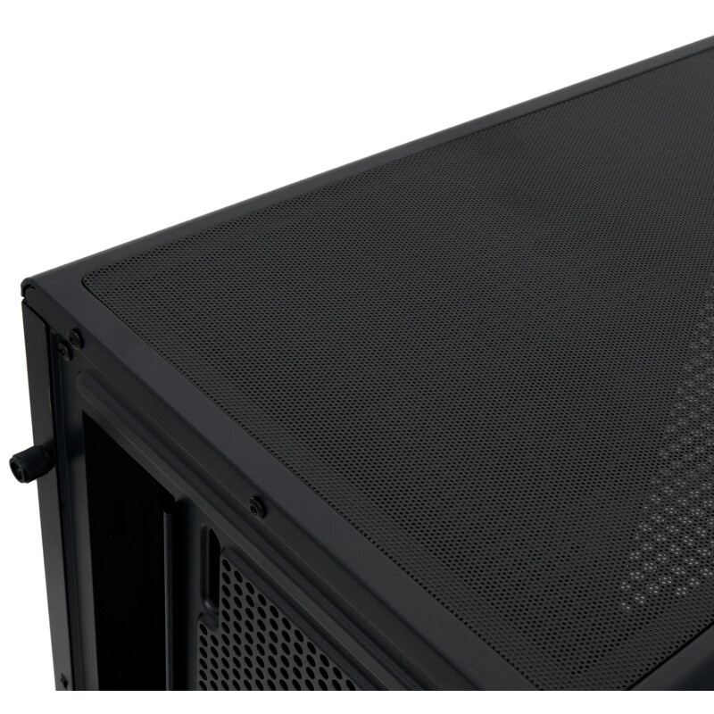 Компьютерный корпус  HSPD M330, Mesh Mini-tower, черный, TG, 0.6 SPCC, 3x120mm ARGB mATX, mITX 175/3