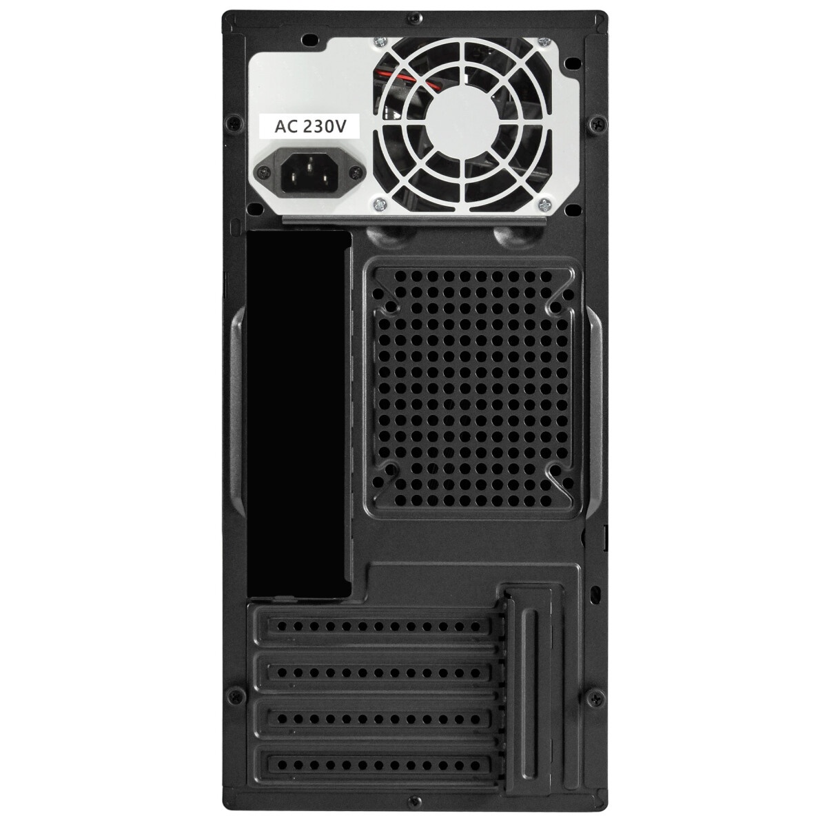 Корпус Minitower ExeGate BAA-308M-AA500 (mATX, БП AA500 с вент. 8см, 2*USB, HD Audio, черный)