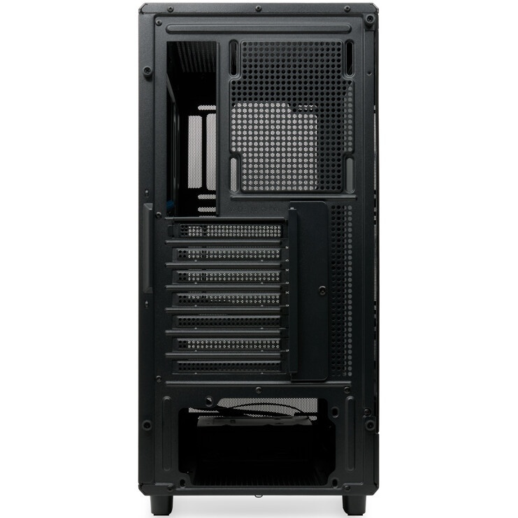 Компьютерный корпус без блока питания HSPD M530, Mesh Mid Tower, Black, TG, 0.4 SPCC, no fans ATX, m