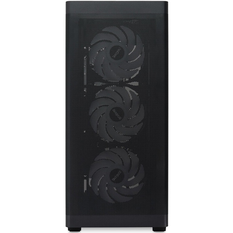 Компьютерный корпус без блока питания HSPD M530, Mesh Mid Tower, Black, TG, 0.4 SPCC, no fans ATX, m