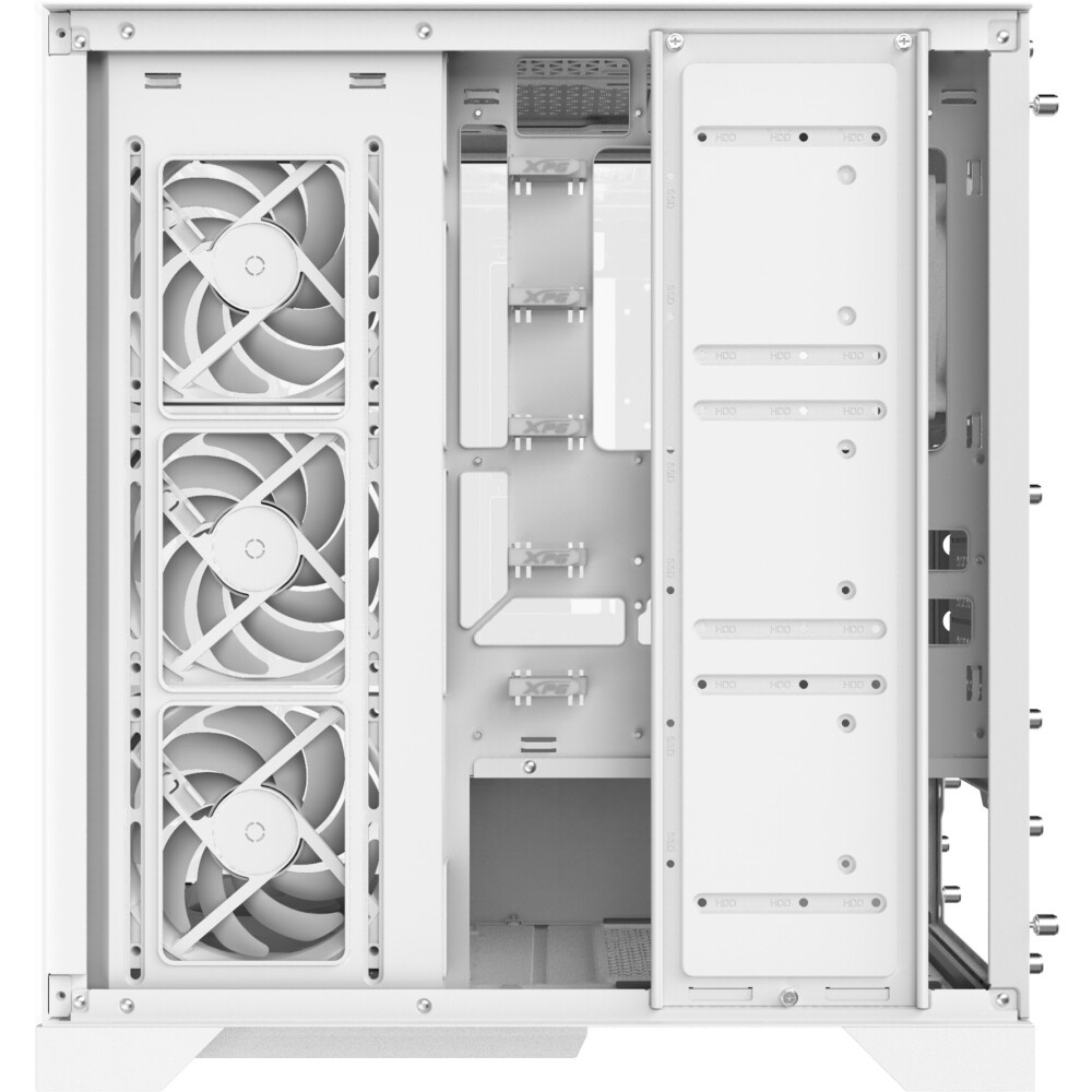 Корпус без блока питания/ Case NZXT H6 Flow, Midi-Tower, TG, 3x120mm, 2xUSB-A 3.2 + 1xUSB-C 3.2, ATX