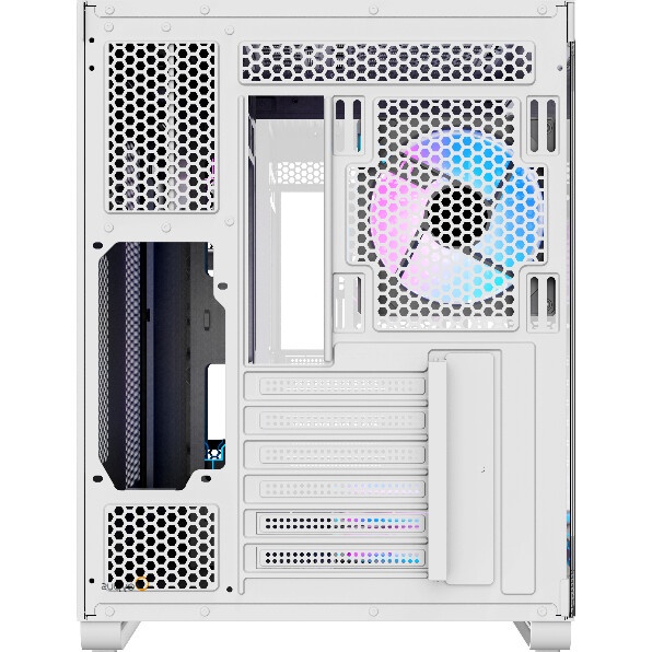 Корпус без блока питания/ Case NZXT H6 Flow, Midi-Tower, TG, 3x120mm, 2xUSB-A 3.2 + 1xUSB-C 3.2, ATX