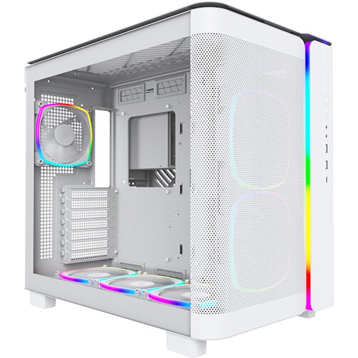 Корпус без блока питания/ Case NZXT H6 Flow, Midi-Tower, TG, 3x120mm, 2xUSB-A 3.2 + 1xUSB-C 3.2, ATX