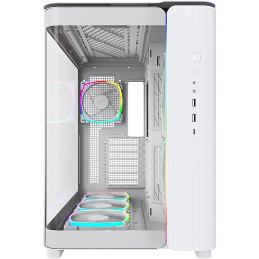 Корпус без блока питания/ Case NZXT H6 Flow, Midi-Tower, TG, 3x120mm, 2xUSB-A 3.2 + 1xUSB-C 3.2, ATX