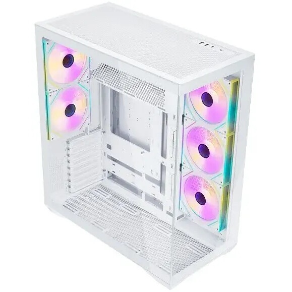 Корпус без блока питания/ Case NZXT H6 Flow, Midi-Tower, TG, 3x120mm, 2xUSB-A 3.2 + 1xUSB-C 3.2, ATX