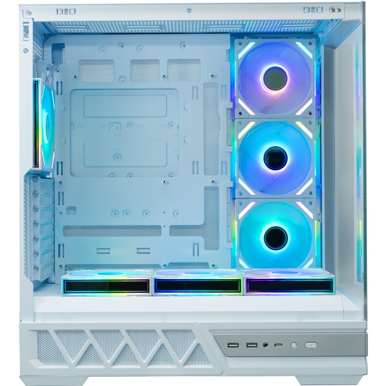 Корпус без блока питания/ Case NZXT H6 Flow, Midi-Tower, TG, 3x120mm, 2xUSB-A 3.2 + 1xUSB-C 3.2, ATX