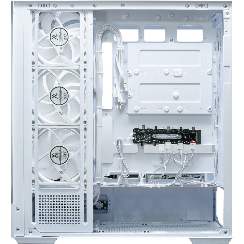 Корпус без блока питания/ Case NZXT H6 Flow, Midi-Tower, TG, 3x120mm, 2xUSB-A 3.2 + 1xUSB-C 3.2, ATX