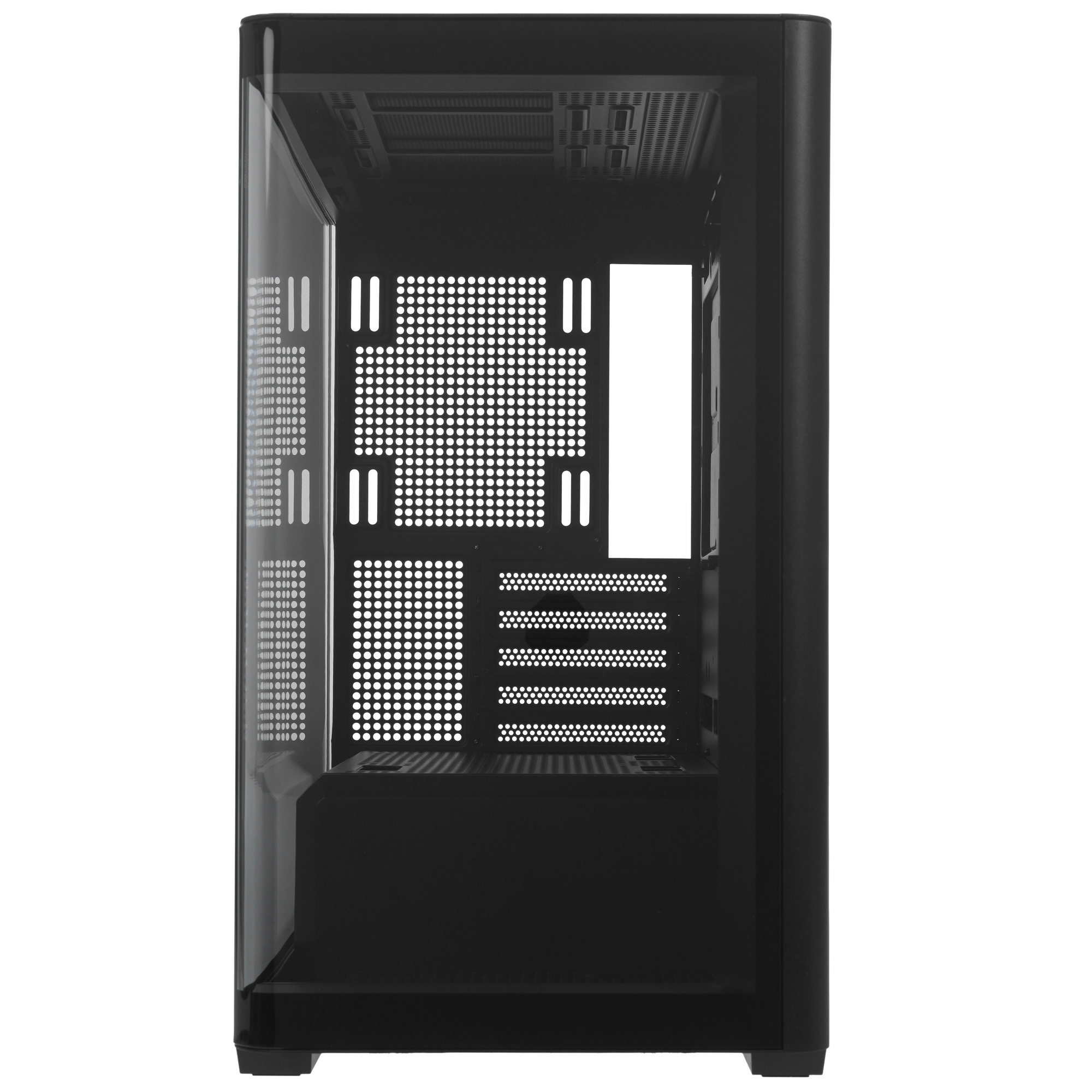 Корпус без блока питания Корпус JONSBO D300 Black MATX без БП, боковая панель из закаленного стекла,