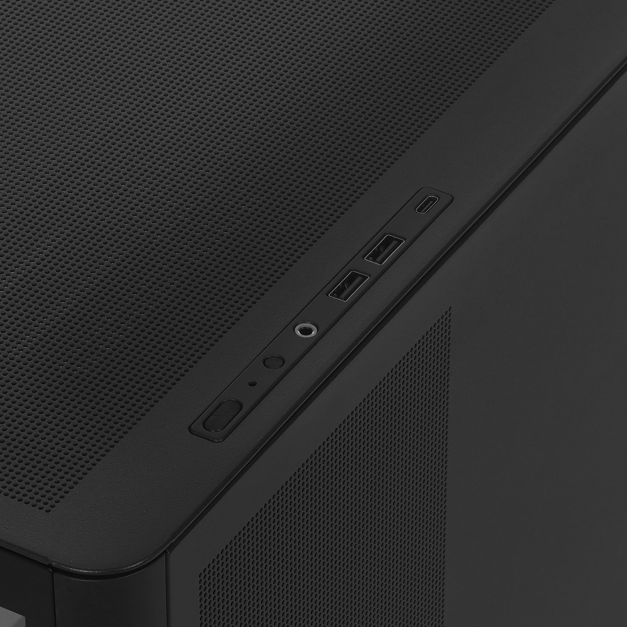 Корпус без блока питания Корпус JONSBO D300 Black MATX без БП, боковая панель из закаленного стекла,