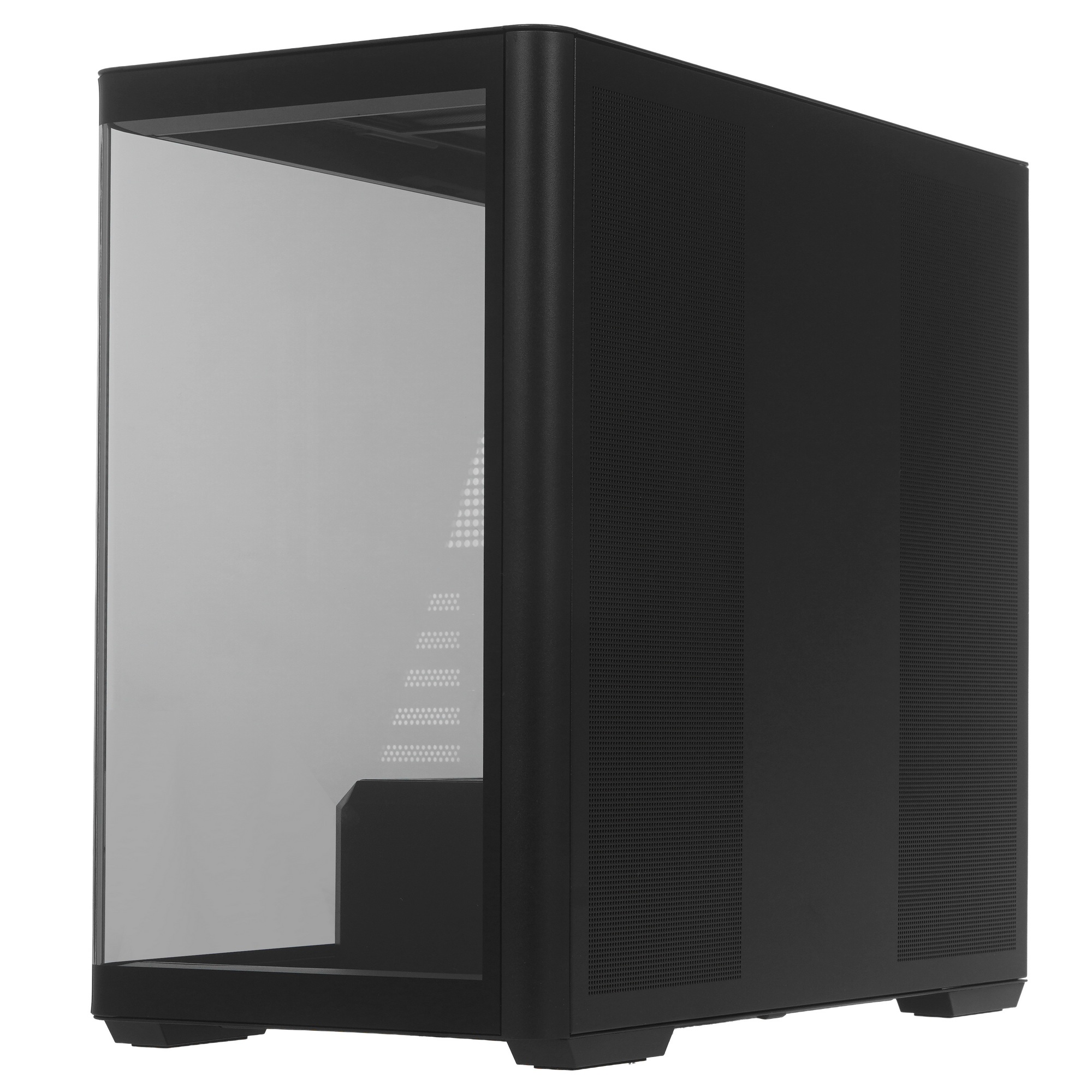 Корпус без блока питания Корпус JONSBO D300 Black MATX без БП, боковая панель из закаленного стекла,