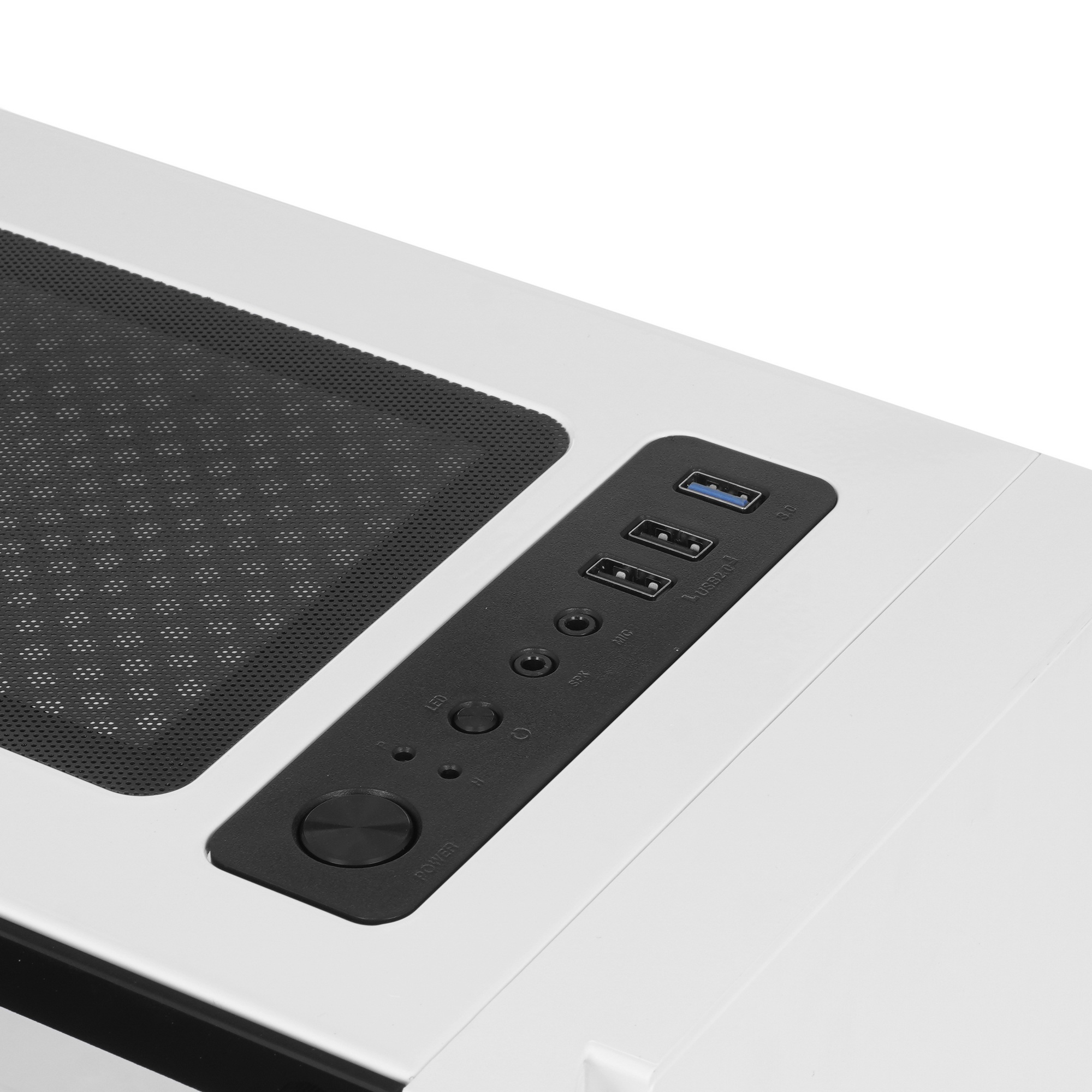 Компьютерный корпус AeroCool / Formula CL-3302W RGB белый без БП ATX 2xUSB2.0 1xUSB3.0 audio bott PS