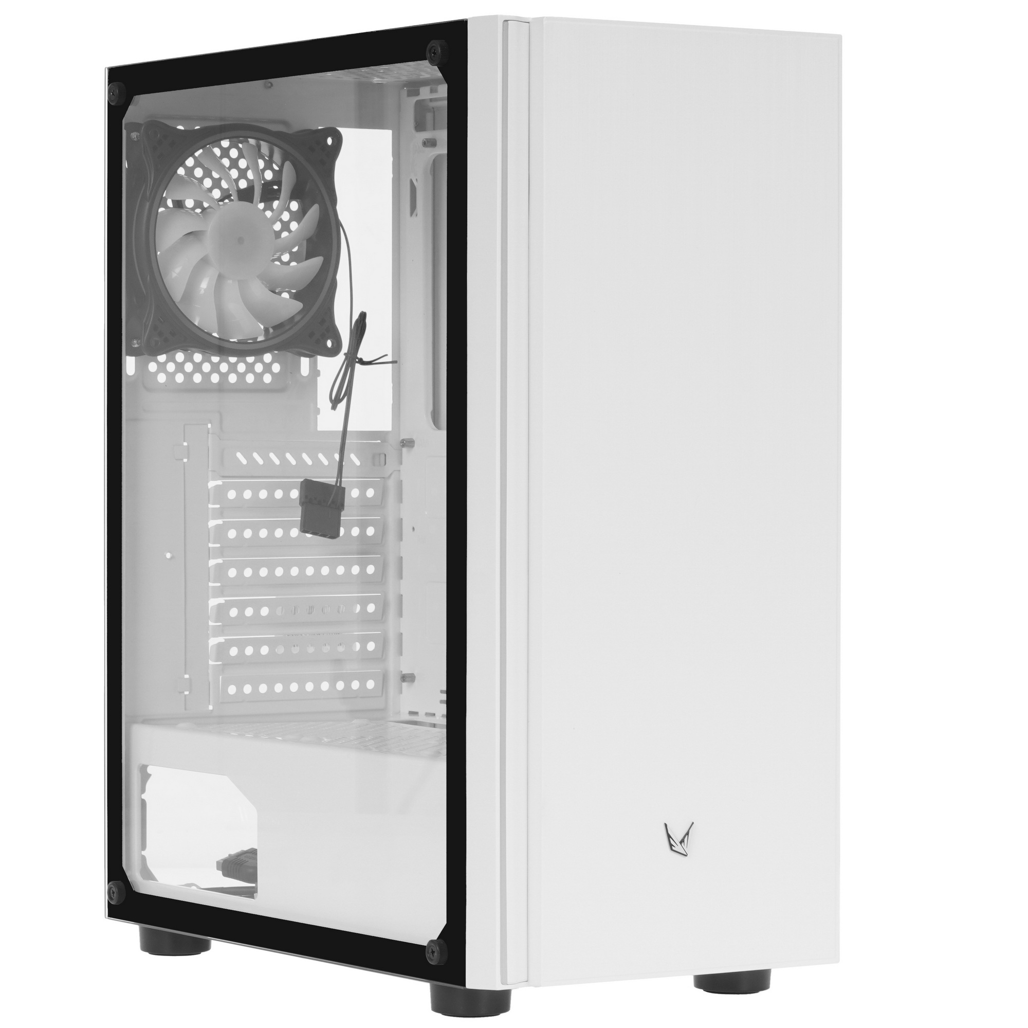 Компьютерный корпус AeroCool / Formula CL-3302W RGB белый без БП ATX 2xUSB2.0 1xUSB3.0 audio bott PS