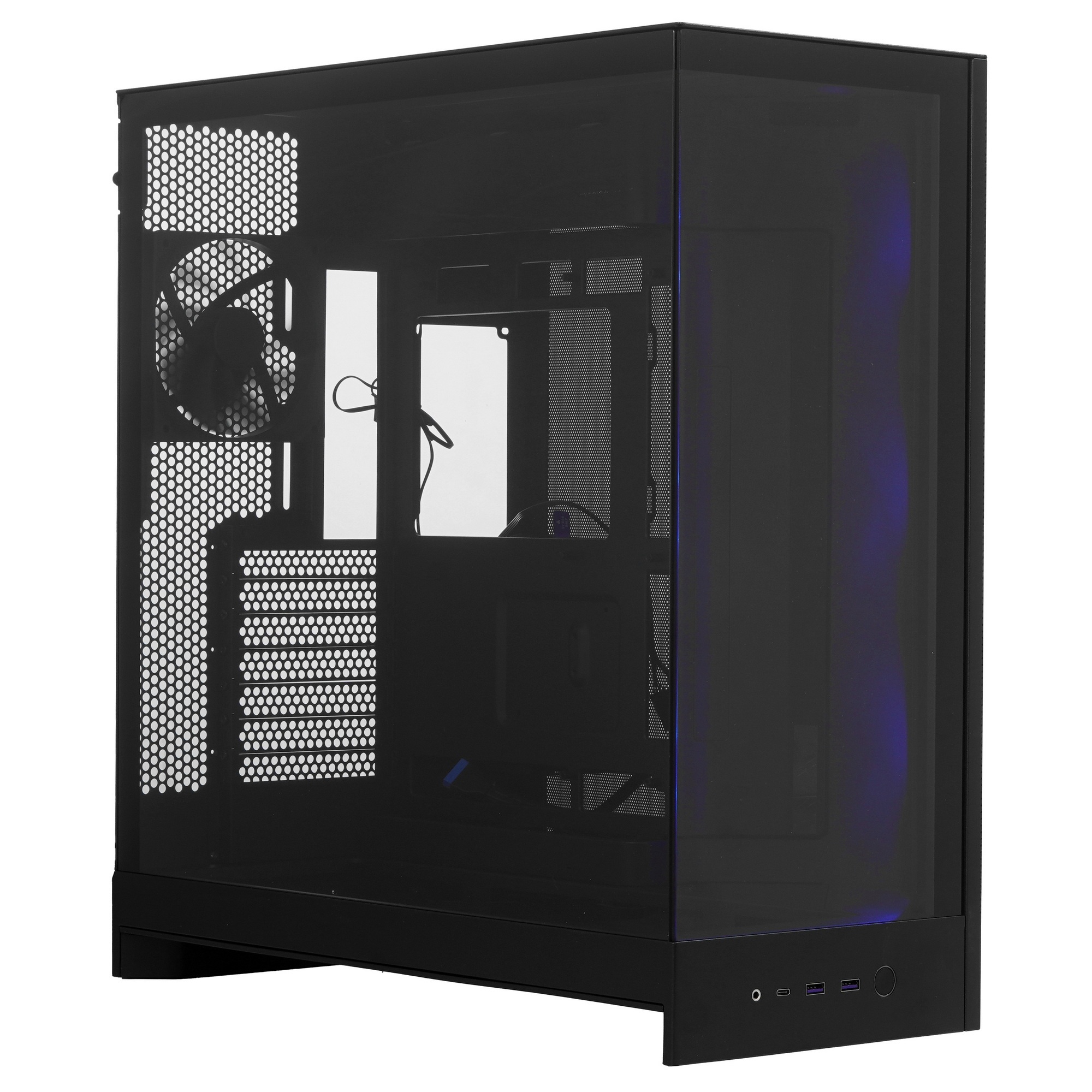 Корпус без блока питания/ Case NZXT H9 Flow RGB (2025), Midi-Tower, TG, 3x140mm RGB + 1x120mm, 2xUSB