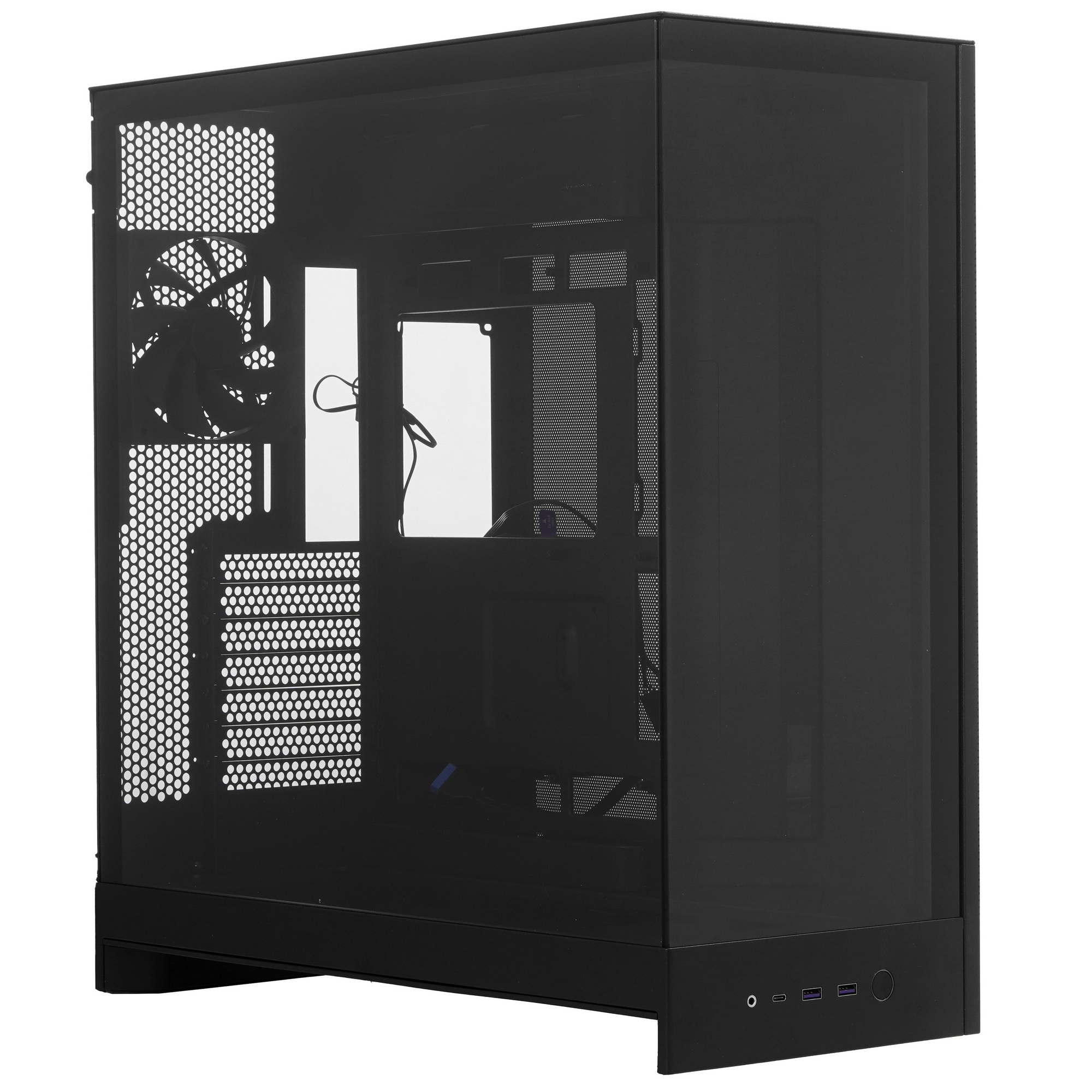 Корпус без блока питания/ Case NZXT H9 Flow RGB (2025), Midi-Tower, TG, 3x140mm RGB + 1x120mm, 2xUSB