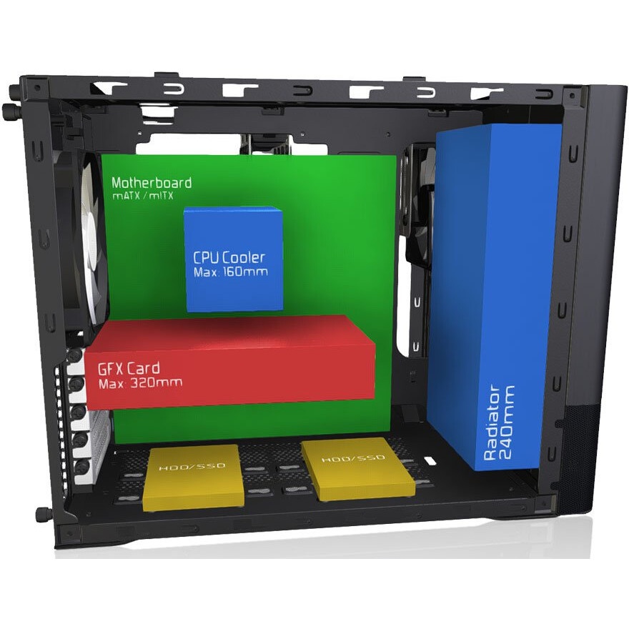Корпус Fractal Design Define 7 Nano Black TG Light Tint FD-C-DEF7N-02
