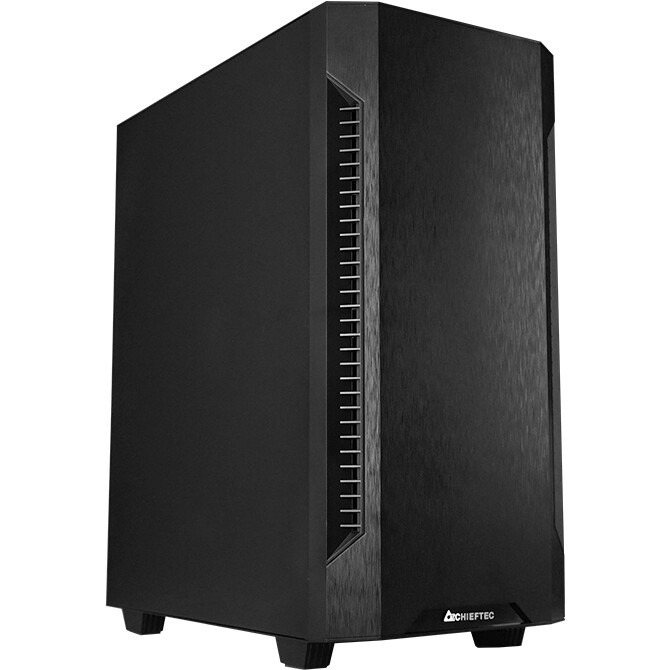 Компьютерный корпус Chieftec Elox черный без БП ATX 2xUSB2.0 2xUSB3.0 1xUSB3.1 audio bott PSU