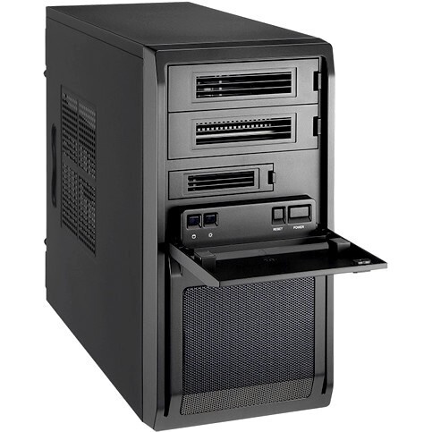 Компьютерный корпус Chieftec Elox черный без БП ATX 2xUSB2.0 2xUSB3.0 1xUSB3.1 audio bott PSU