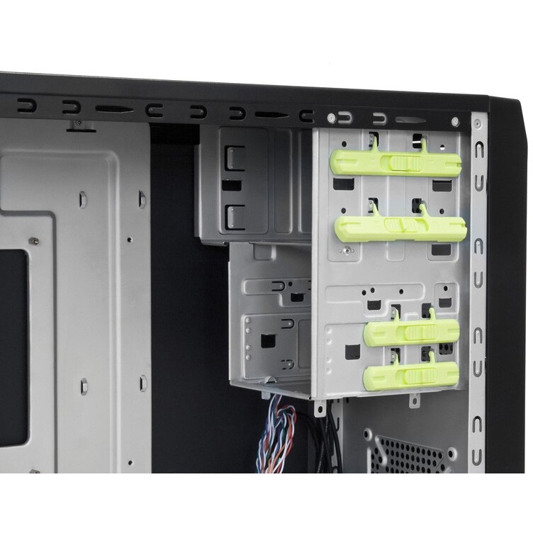 Компьютерный корпус Chieftec Elox черный без БП ATX 2xUSB2.0 2xUSB3.0 1xUSB3.1 audio bott PSU