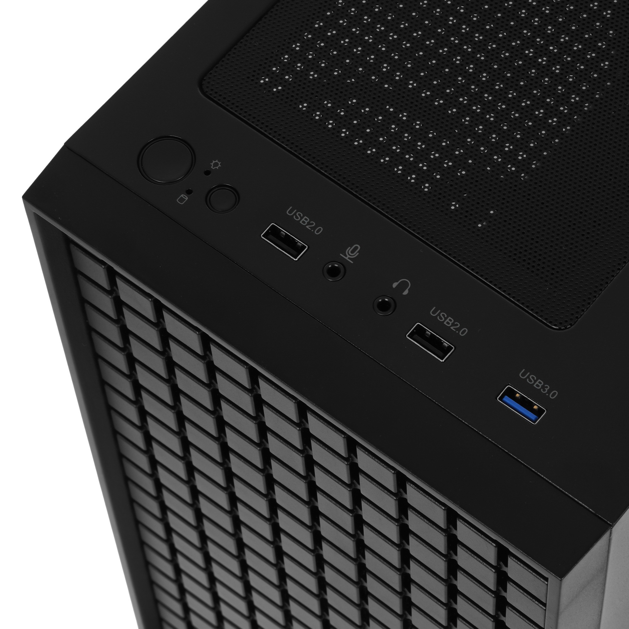 XASTRA Корпус A306M 3FRGB Black mATX/Mesh/ tempered glass / 3x 120mm FC120 FRGB fans/ A306M-3FC12F