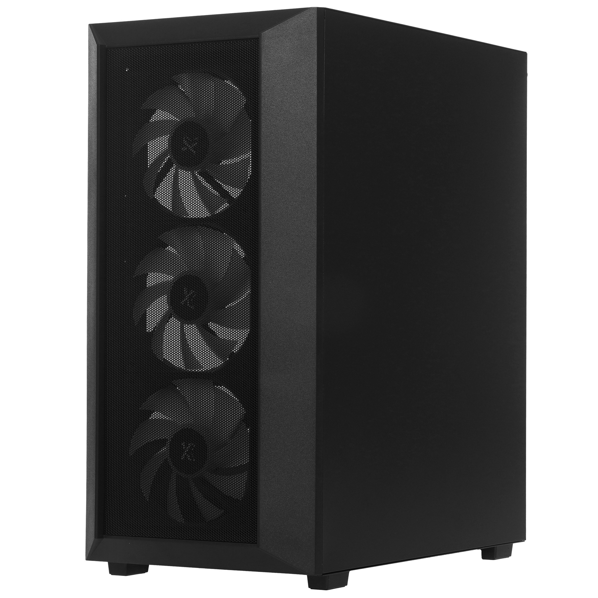 XASTRA Корпус A406 4ARGB Black ATX/Mesh/ tempered glass / 4x120mm ARGB PWM fans/ A406-4FC12A