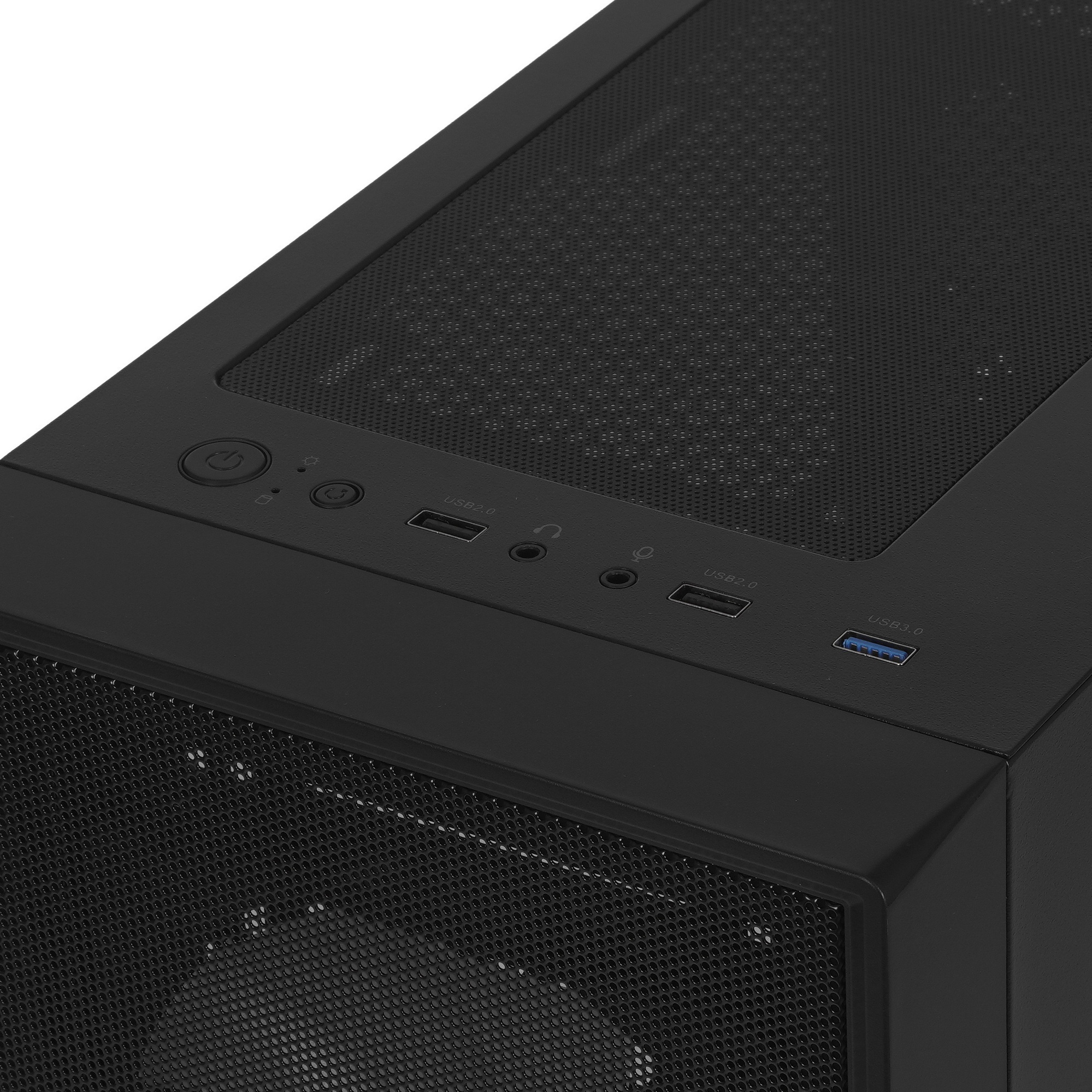 XASTRA Корпус A305M 3FRGB Black mATX/Mesh/ tempered glass / 2x140mm + 1x120mm FRGB fans/ A305M-2FC14