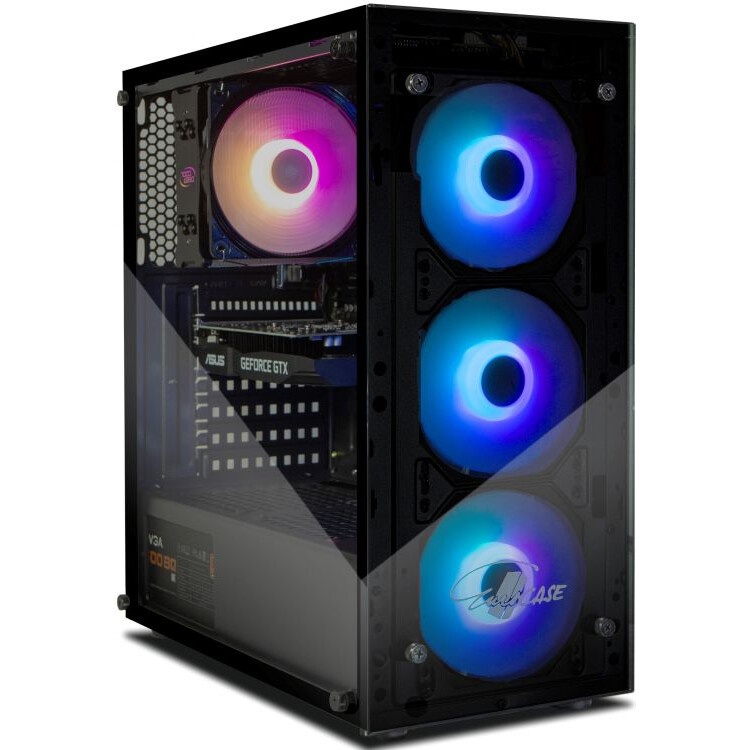 Компьютерный корпус ATX Eurocase A01 без БП 3 ARGB black