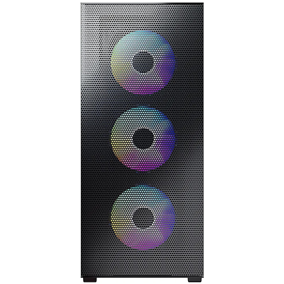 Компьютерный корпус ATX Eurocase A01 без БП 3 ARGB black