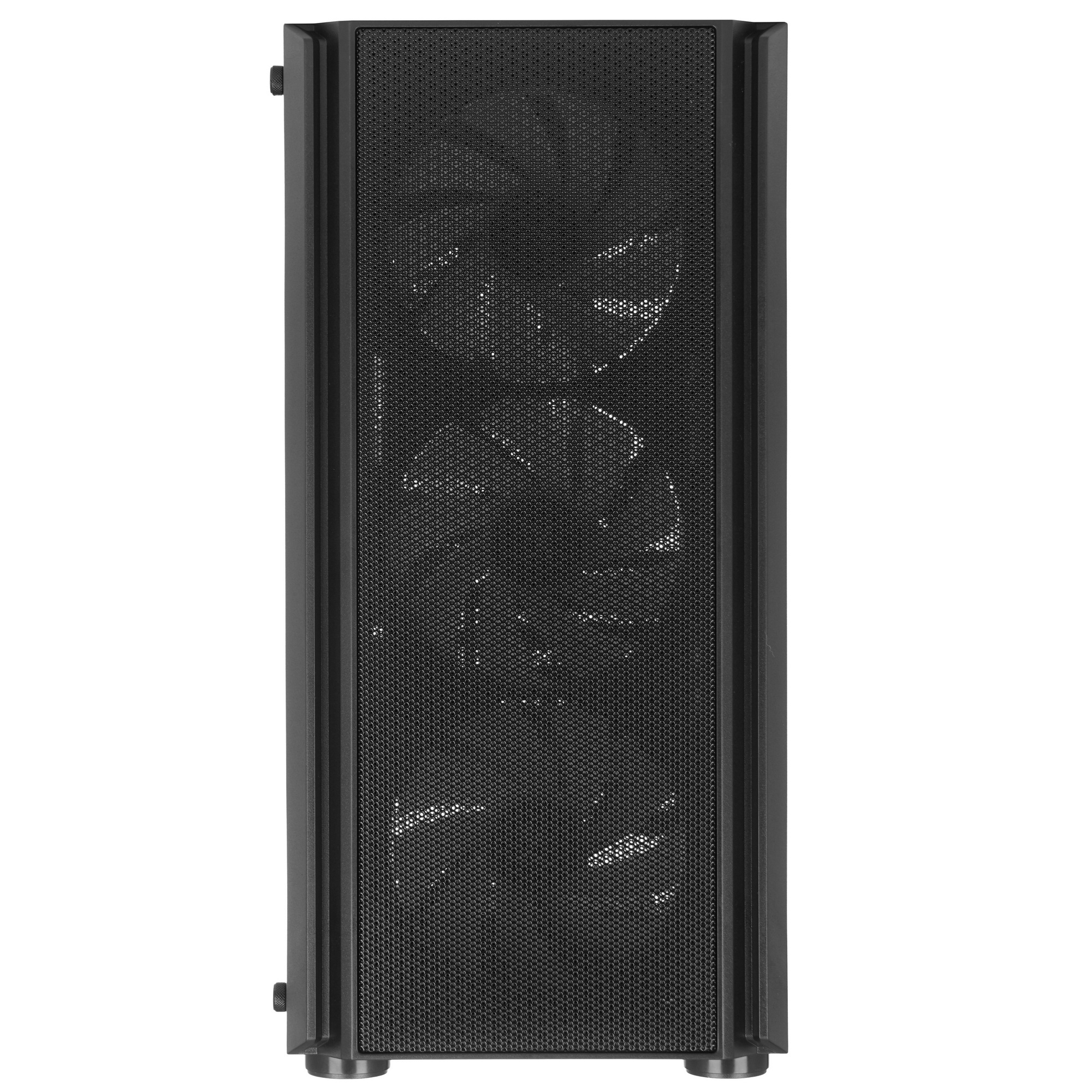 XASTRA Корпус A402M 4FRGB Black mATX/Mesh/full-size TG/4x120mm FRGB fans/ A402M-4FC12F-BK