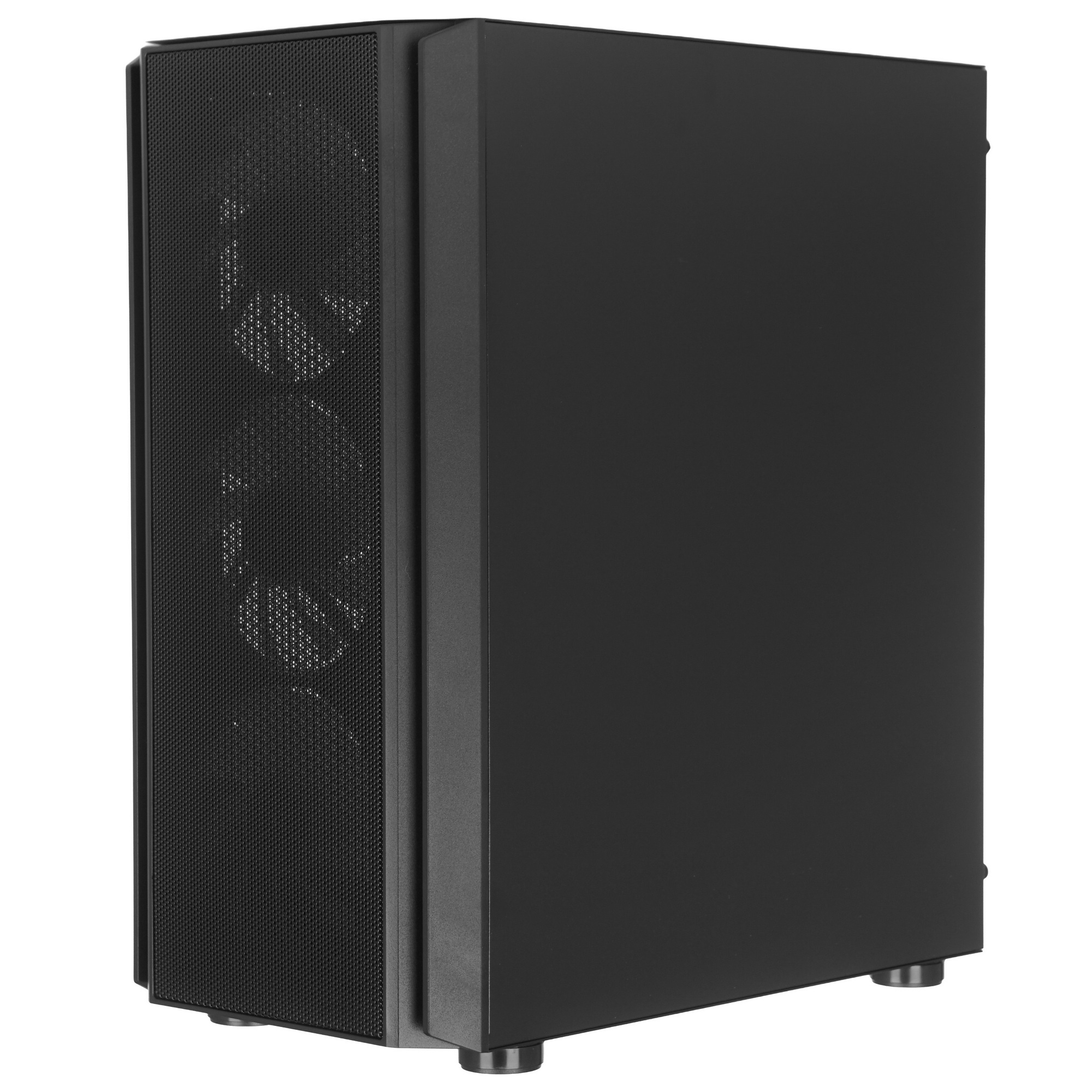 XASTRA Корпус A402M 4FRGB Black mATX/Mesh/full-size TG/4x120mm FRGB fans/ A402M-4FC12F-BK