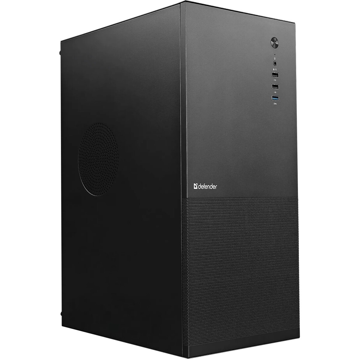 Компьютерный корпус ATX Eurocase A39 ARGB черный без БП закаленное стекло USB 3.0