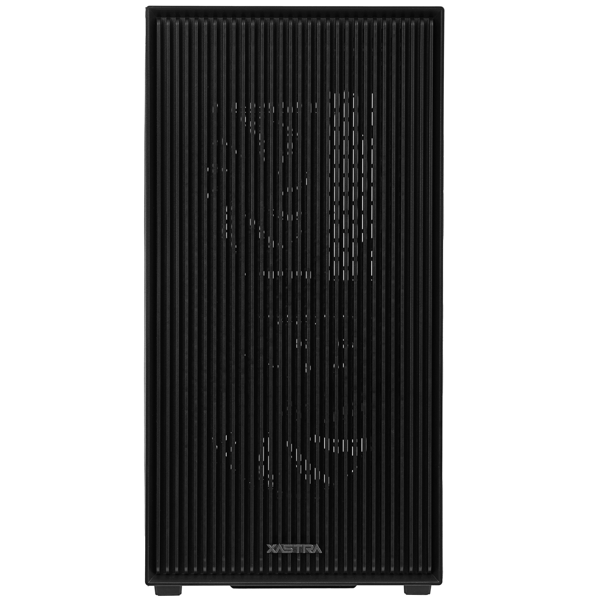 XASTRA Корпус A307M 2BK SI Black mATX/Mesh/Metal left panel / 2x120mm PWM FC black fans/ A307M-2FC12