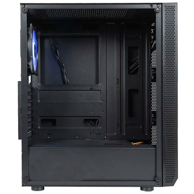Компьютерный корпус ATX Eurocase A85 4ARGB черный без БП закаленное стекло USB 3.0