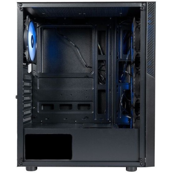 Компьютерный корпус ATX Eurocase A85 4ARGB черный без БП закаленное стекло USB 3.0
