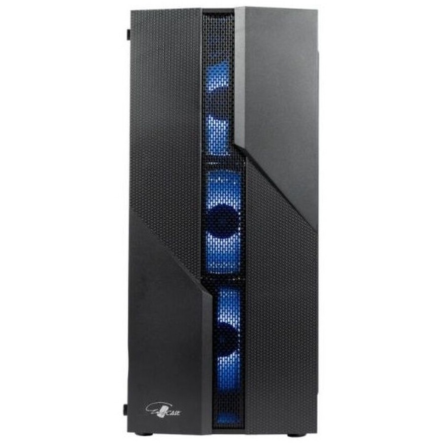 Компьютерный корпус ATX Eurocase A85 4ARGB черный без БП закаленное стекло USB 3.0
