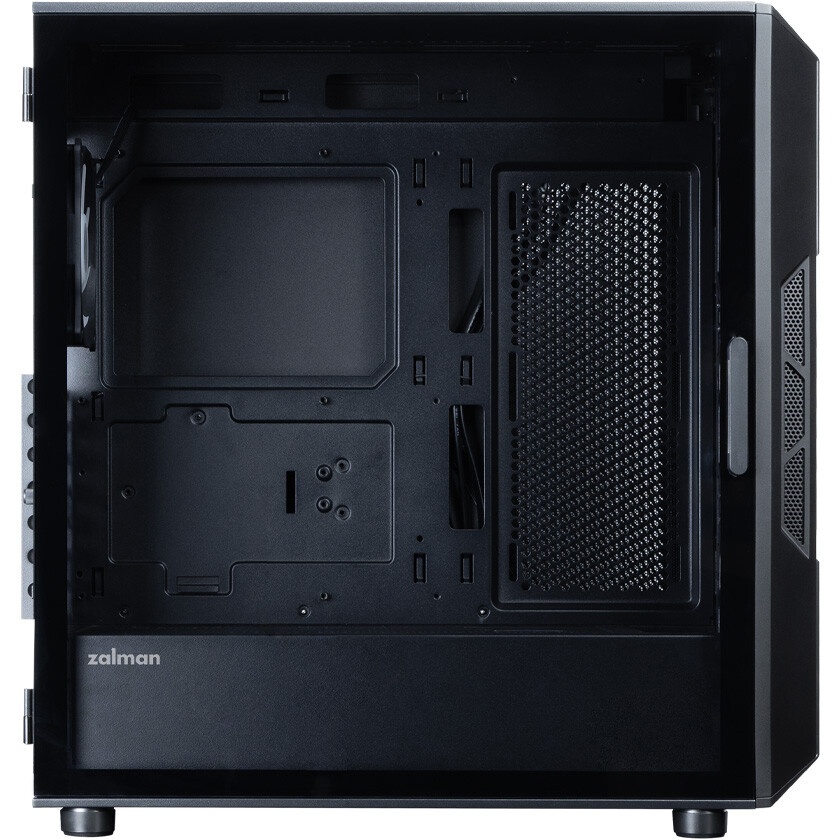 Компьютерный корпус ATX Eurocase A85 4ARGB черный без БП закаленное стекло USB 3.0