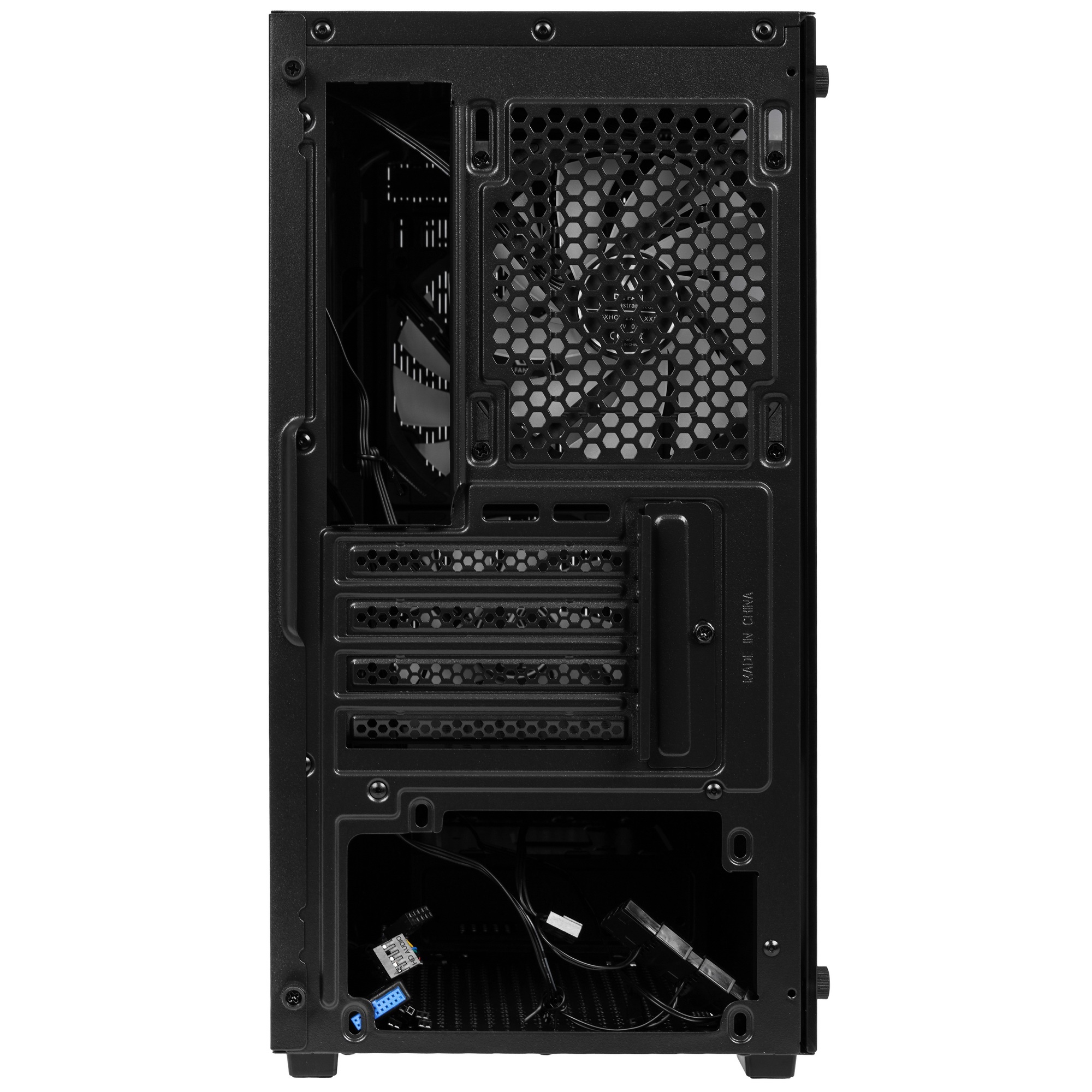 XASTRA Корпус A307M 3FRGB Black mATX/Mesh/ tempered glass / 3x 120mm FC120 FRGB fans/ A307M-3FC12BK
