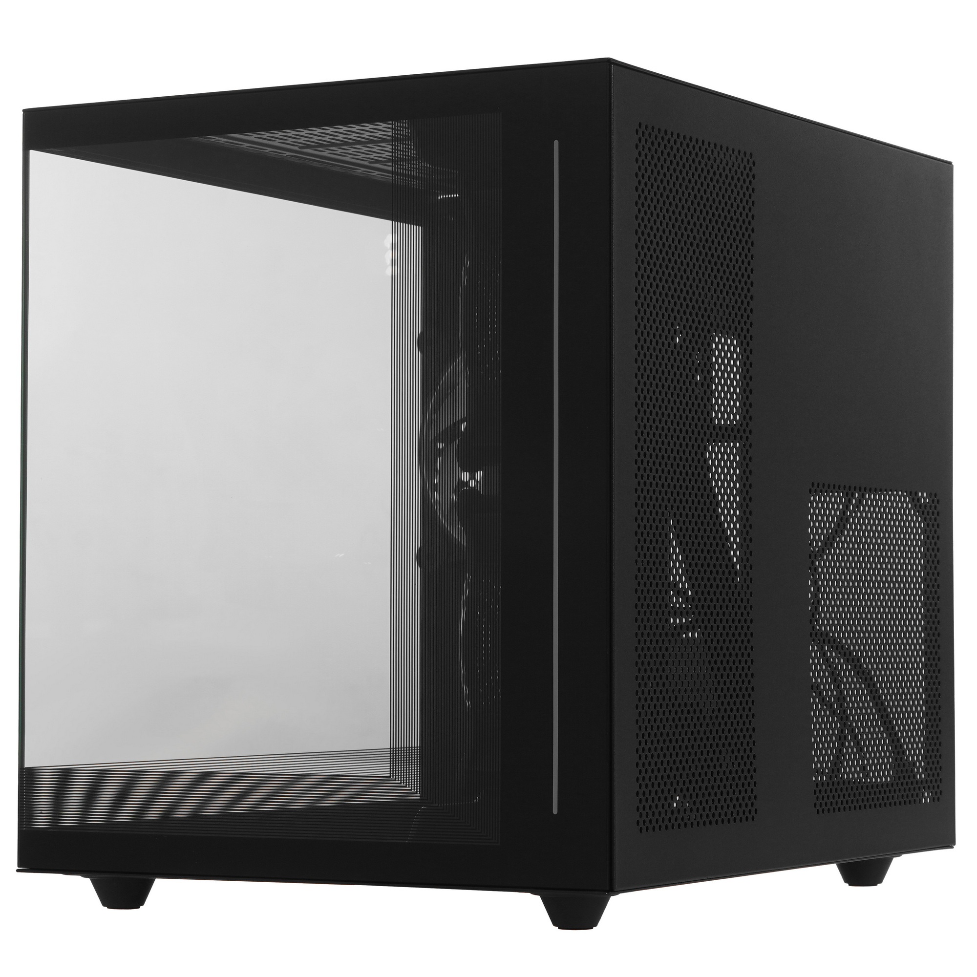 Корпус компьютерный DEFENDER NovaCube черный,mATX,3fan,switchM/BSynс