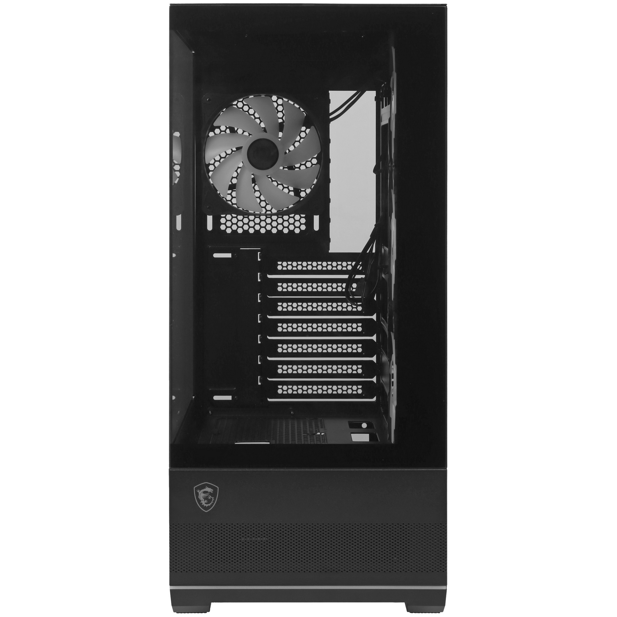Корпус MSI MAG Pano 110R PZ черный без БП ATX 6x120mm 7x140mm 2xUSB3.0 1xUSB3.1 audio AirDuct bott P